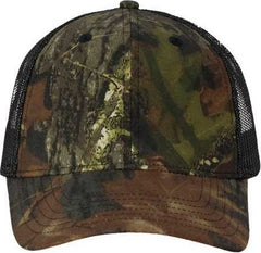 Valucap VC150M Licensed Camo Mesh Cap - Mossy Oak Breakup/ Black Mesh | HIT a Double