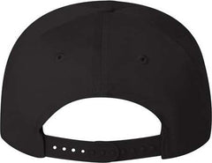 Valucap 8869 Five-Panel Twill Cap - Black | HIT a Double
