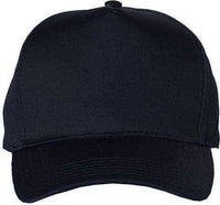 Valucap 8869 Five-Panel Twill Cap - Navy | HIT a Double