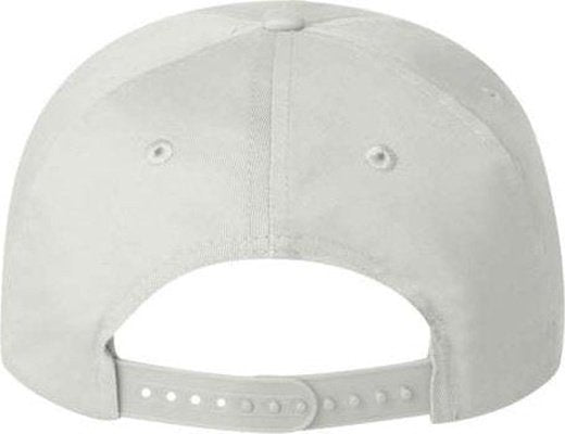 Valucap 8869 Five-Panel Twill Cap - White - HIT a Double