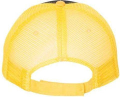 Valucap S102 Sandwich Trucker Cap - Black Gold | HIT a Double