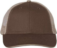 Valucap S102 Sandwich Trucker Cap - Brown Khaki | HIT a Double
