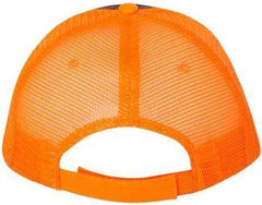 Valucap S102 Sandwich Trucker Cap - Charcoal Neon Orange | HIT a Double