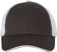 Valucap S102 Sandwich Trucker Cap - Charcoal White | HIT a Double