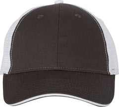 Valucap S102 Sandwich Trucker Cap - Charcoal White | HIT a Double