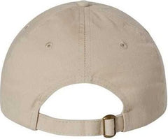 Valucap VC300A Adult Bio-Washed Classic Dads Cap - Stone | HIT a Double