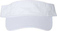 Valucap VC500 Bio-Washed Visor - White | HIT a Double