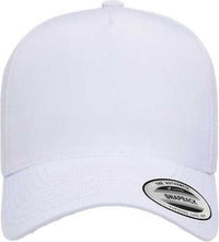Yupoong 5389AP 5-Panel Snapback with Perforated Cap - White | HIT a Double