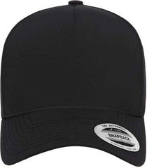 Yupoong 5389AP 5-Panel Snapback with Perforated Cap - Black | HIT a Double