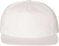 Yupoong 6502 Unstructured Five-Panel Snapback Cap - White | HIT a Double