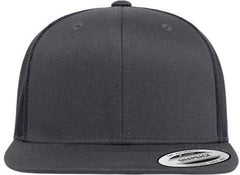 Yupoong 6609 Retro High Profile Trucker Cap - Charcoal | HIT a Double