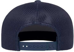 Yupoong 6609 Retro High Profile Trucker Cap - Navy | HIT a Double