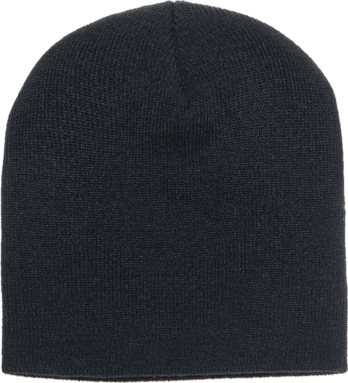 Yupoong 1500KC Classics Short Beanie - Black | HIT a Double