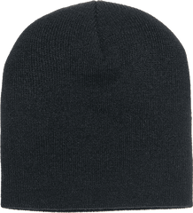Yupoong 1500KC Classics Short Beanie - Black | HIT a Double