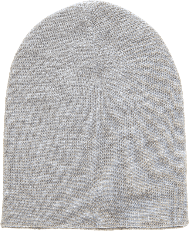 Yupoong 1500KC Classics Short Beanie - Heather Gray | HIT a Double