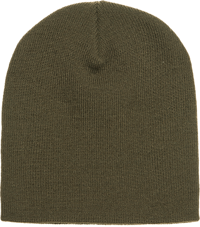 Yupoong 1500KC Classics Short Beanie - Olive | HIT a Double