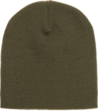 Yupoong 1500KC Classics Short Beanie - Olive | HIT a Double