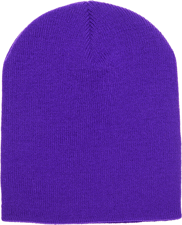 Yupoong 1500KC Classics Short Beanie - Purple | HIT a Double