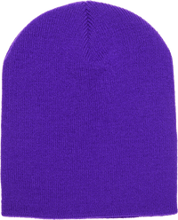 Yupoong 1500KC Classics Short Beanie - Purple | HIT a Double