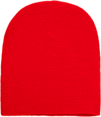 Yupoong 1500KC Classics Short Beanie - Red | HIT a Double
