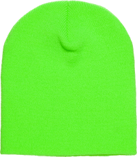 Yupoong 1500KC Classics Short Beanie - Safety Green | HIT a Double