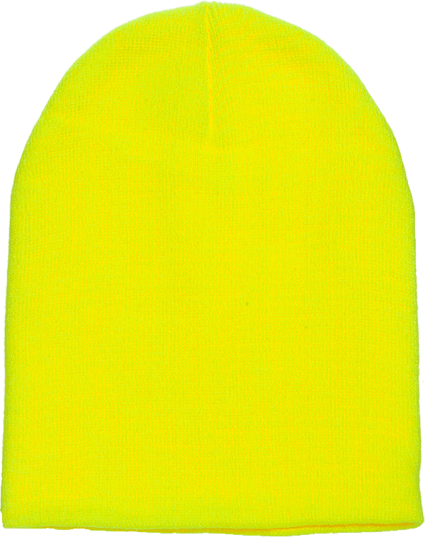 Yupoong 1500KC Classics Short Beanie - Safety Yellow | HIT a Double