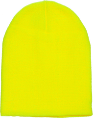 Yupoong 1500KC Classics Short Beanie - Safety Yellow | HIT a Double