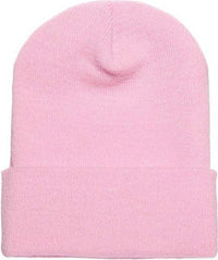 Yupoong 1501KC Classics Cuffed Knit Beanie - Baby Pink | HIT a Double