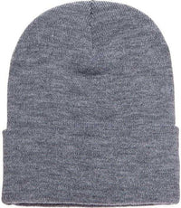 Yupoong 1501KC Classics Cuffed Knit Beanie - Heather | HIT a Double