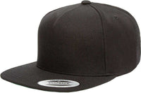 Yupoong 5089M Classics Premium 5-Panel Snapback Cap - Black - HIT a Double