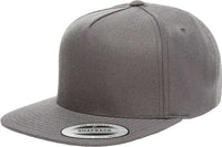 Yupoong 5089M Classics Premium 5-Panel Snapback Cap - Dark Gray | HIT a Double