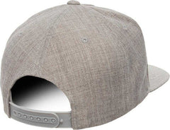 Yupoong 5089M Classics Premium 5-Panel Snapback Cap - Heather | HIT a Double