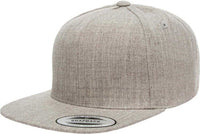 Yupoong 5089M Classics Premium 5-Panel Snapback Cap - Heather - HIT a Double