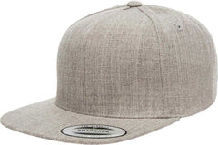 Yupoong 5089M Classics Premium 5-Panel Snapback Cap - Heather - HIT a Double