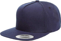 Yupoong 5089M Classics Premium 5-Panel Snapback Cap - Navy | HIT a Double