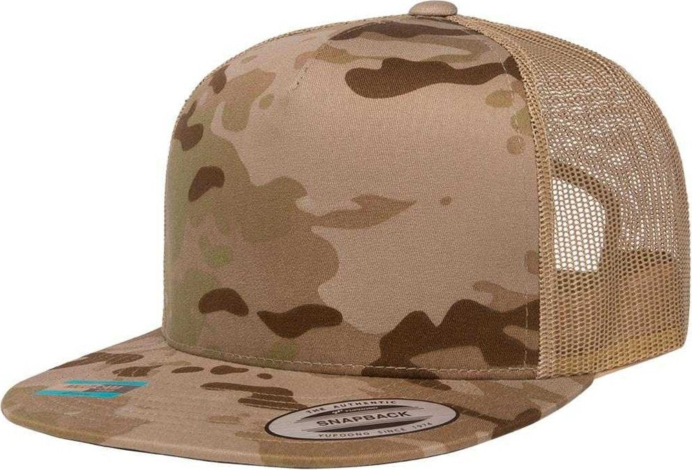 Yupoong 6006MC Classics MultiCam Trucker Meshcap - Multicam Arid Tan | HIT a Double