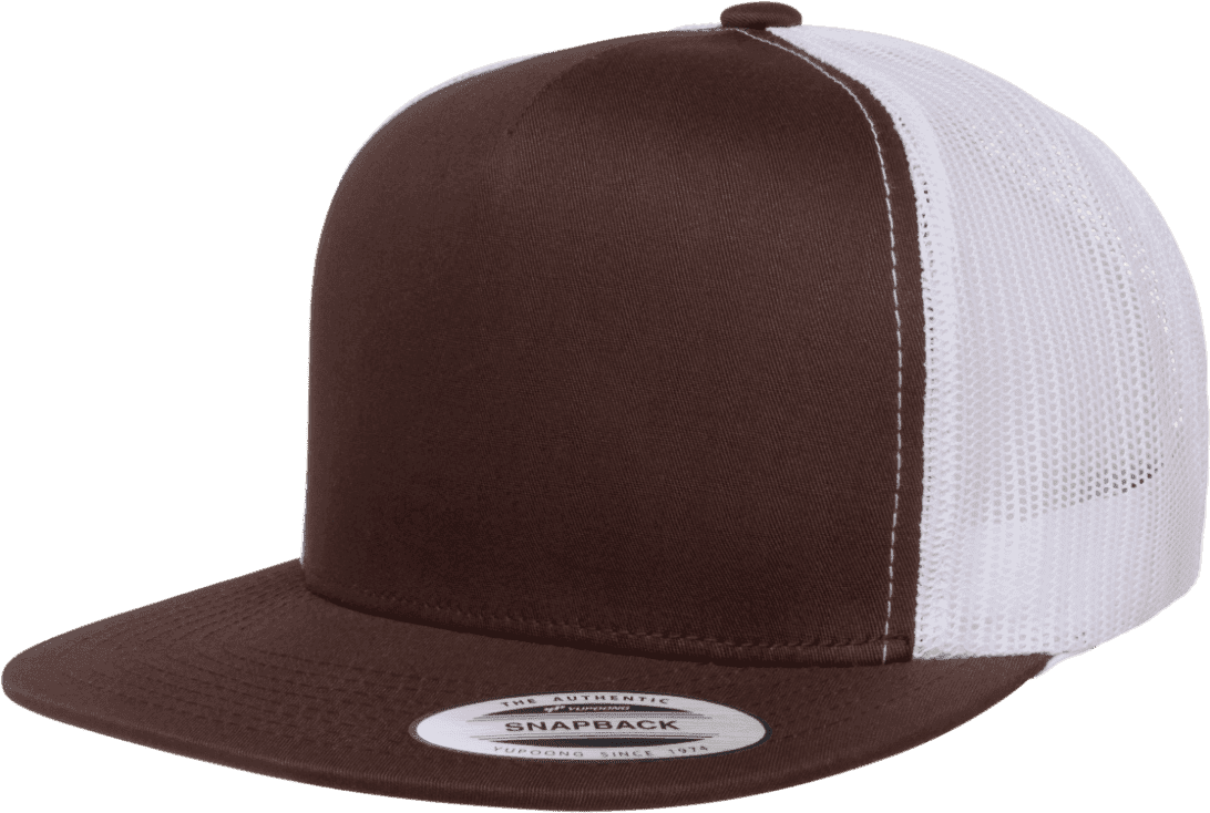 Yupoong 6006T Classics Classic Trucker Cap 2-Tone - Brown White | HIT a Double