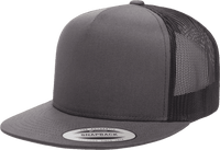 Yupoong 6006T Classics Classic Trucker Cap 2-Tone - Charcoal Black | HIT a Double