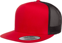 Yupoong 6006T Classics Classic Trucker Cap 2-Tone - Red Black - HIT a Double
