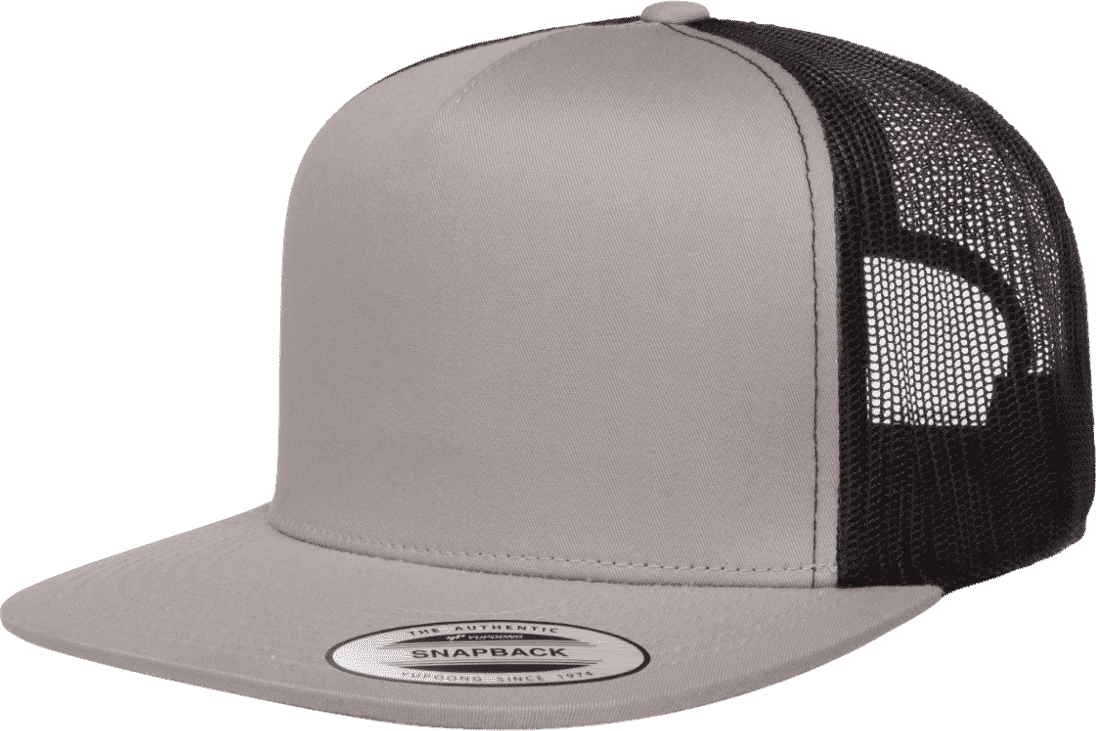 Yupoong 6006T Classics Classic Trucker Cap 2-Tone - Silver Black - HIT a Double