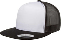 Yupoong 6006W Classics Trucker Cap White Front - Black White | HIT a Double