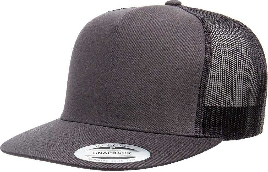 Yupoong 6006 Classics Classic Trucker Cap - Charcoal - HIT a Double