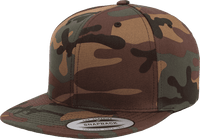 Yupoong 6089CM Classics Premium Snapback Cap - Green Camo | HIT a Double
