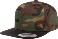 Yupoong 6089TC Classics Premium Snapback Cap - Camo Black - HIT a Double