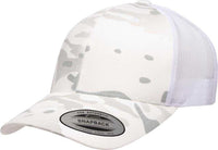 Yupoong 6606MC Classics MultiCam Retro Trucker Cap - Multicam Alpine White - HIT a Double