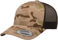 Yupoong 6606MC Classics MultiCam Retro Trucker Cap - Multicam Arid Brown | HIT a Double