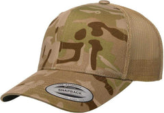 Yupoong 6606MC Classics MultiCam Retro Trucker Cap - Multicam Arid Tan | HIT a Double