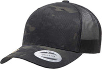 Yupoong 6606MC Classics MultiCam Retro Trucker Cap - Multicam Black | HIT a Double