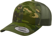 Yupoong 6606MC Classics MultiCam Retro Trucker Cap - Multicam Tropic Green - HIT a Double