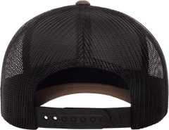 Yupoong 6606T Classics Retro Trucker Cap 2-Tone - Coyote Brown Black | HIT a Double